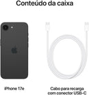iPhone 17e Apple 256GB, Câmera 48MP, A19, Tela Super Retina XDR, 6.1"