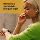 Apple Watch SE 3 GPS, Caixa em alumínio meia‑noite de 44 mm com Bracelete desportiva meia‑noite - P/M