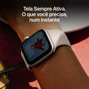 Apple Watch SE 3 GPS, Caixa em alumínio meia‑noite de 44 mm com Bracelete desportiva meia‑noite - P/M