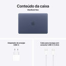 MacBook Neo 256GB novo lacrado chip A18 Pro Conteudo da caixa