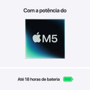 MacBook Air M5 13 polegadas 512GB novo lacrado chip M5 potencia de outro planeta