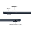 MacBook Air M5 13 polegadas 512GB novo lacrado chip M5 Black conectores