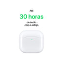 AirPods 4 Apple com Estojo de Recarga USB-C, Branco - MXP63BZ/A