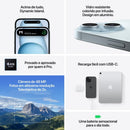 Apple iPhone 15 128GB Azul 6,1" 48MP iOS 5G